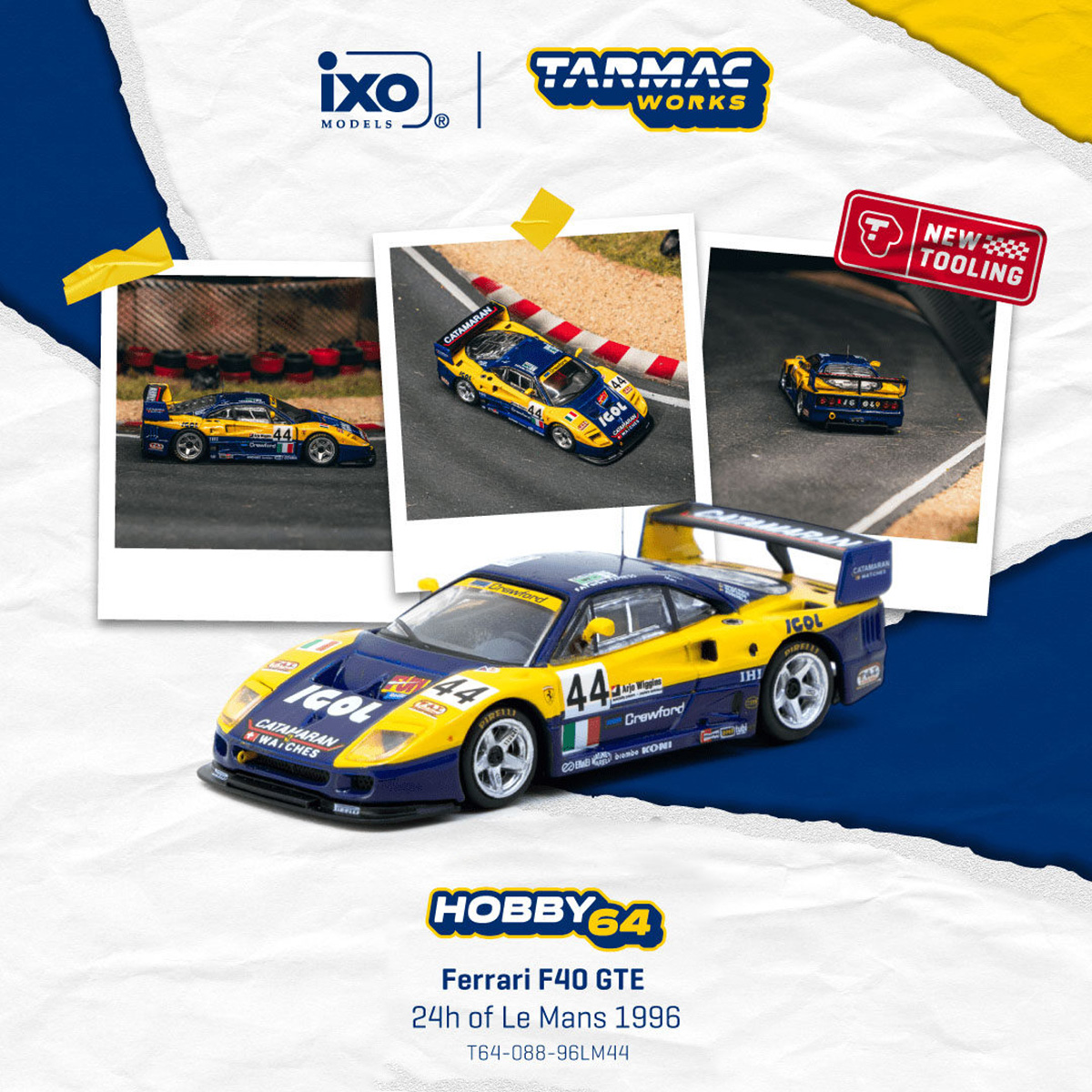Die Cast Car 1 64 - Dostępny od ręki TW 1:64 Ferrari