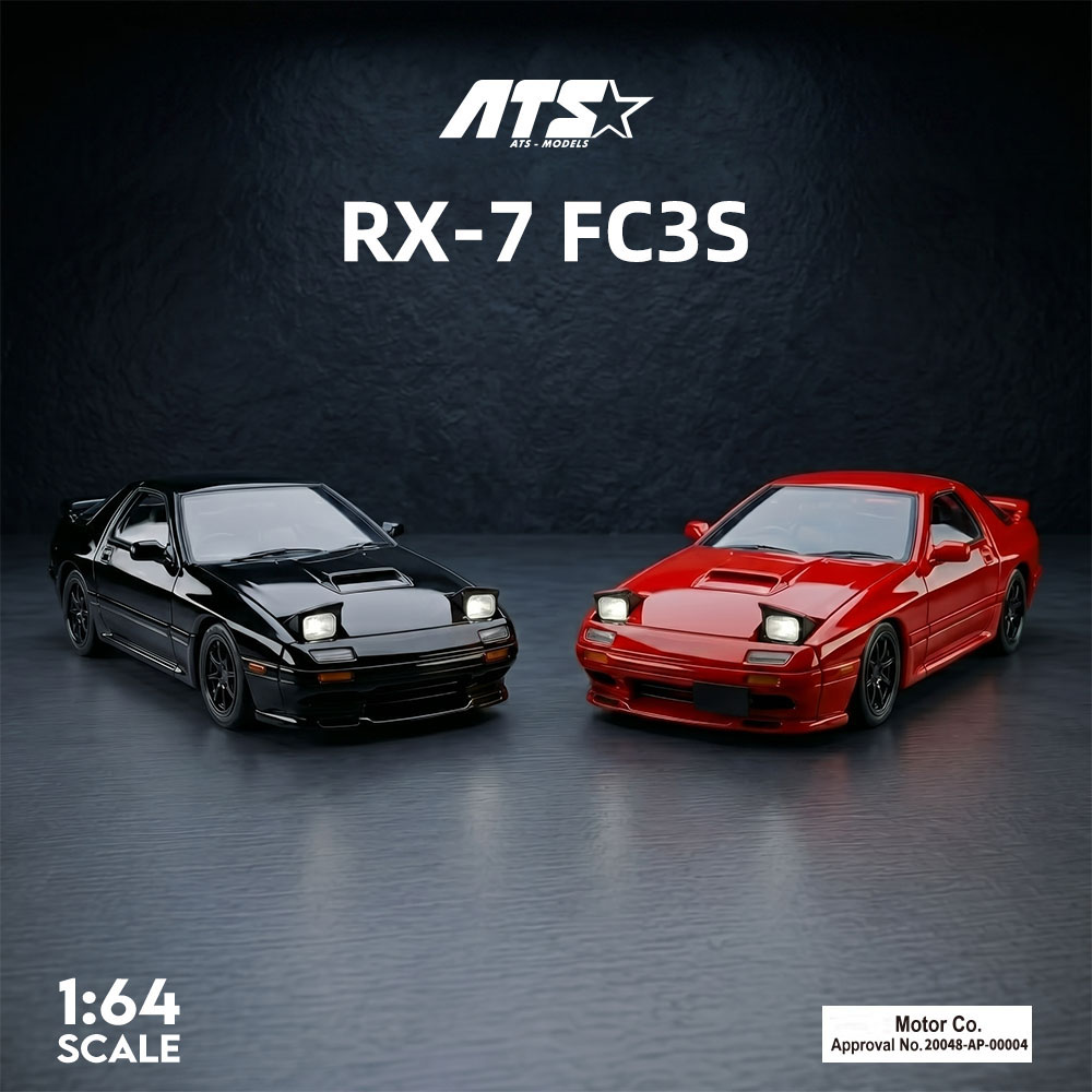 Die Cast Car 1 64 - ATS 1:64 Skala RX-7 FC3S Model