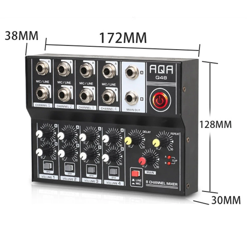 Mikser audio Profesjonalna 8-k – Graded Card Display recenzja i cena
